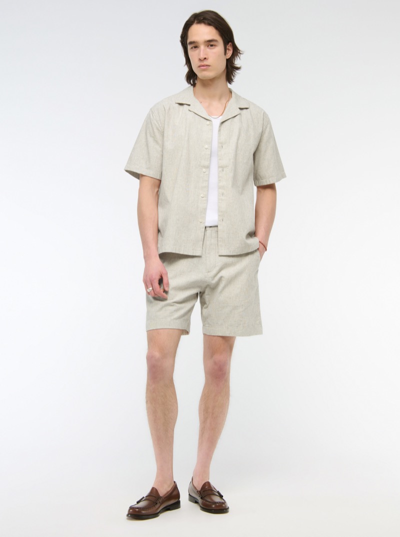 Abercrombie & Fitch Linen Short Set Outfit