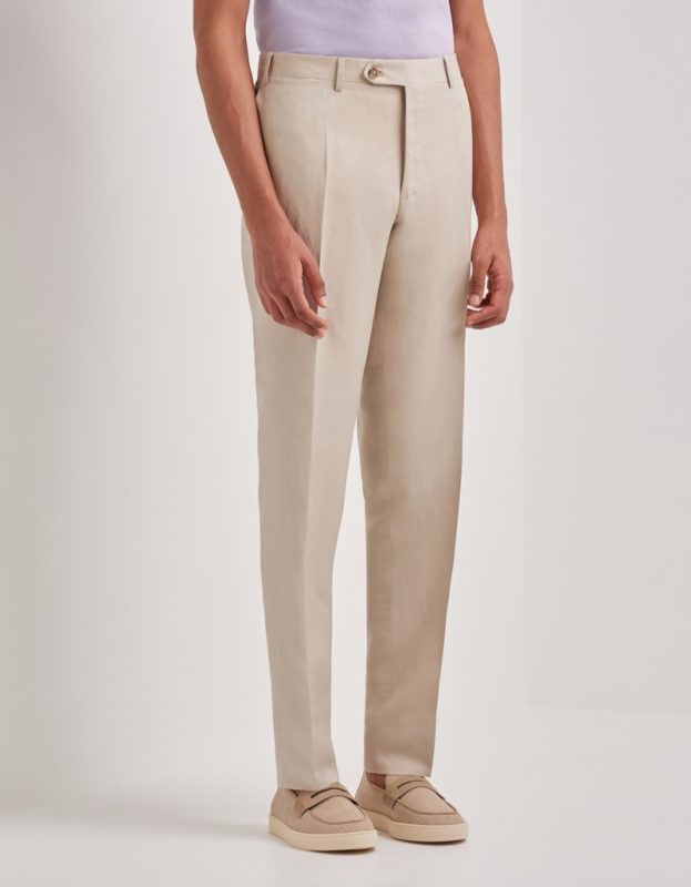 Canali Linen Silk Trousers