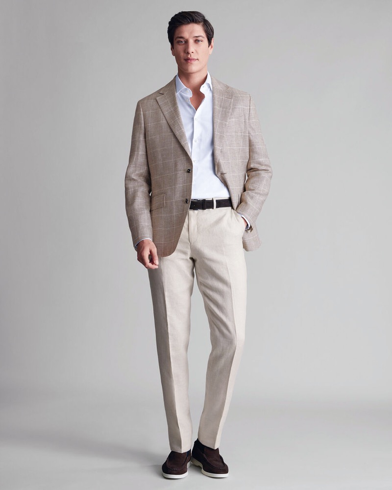 Charles Tyrwhitt Linen Blazer Trousers Outfits