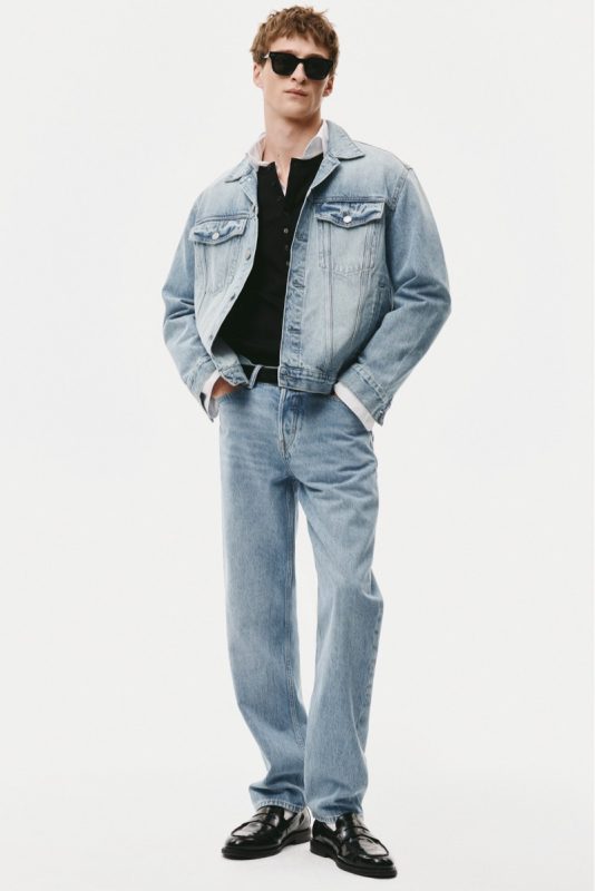 H&M Trucker Jacket Jeans Outfit