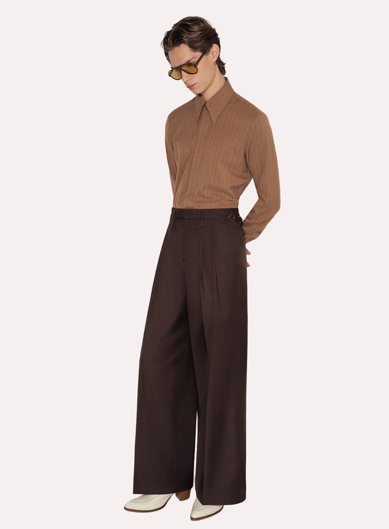 PHIX High Waisted Flare Trousers