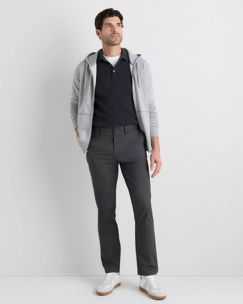 Quince Chinos Polo Hoodie Outfit