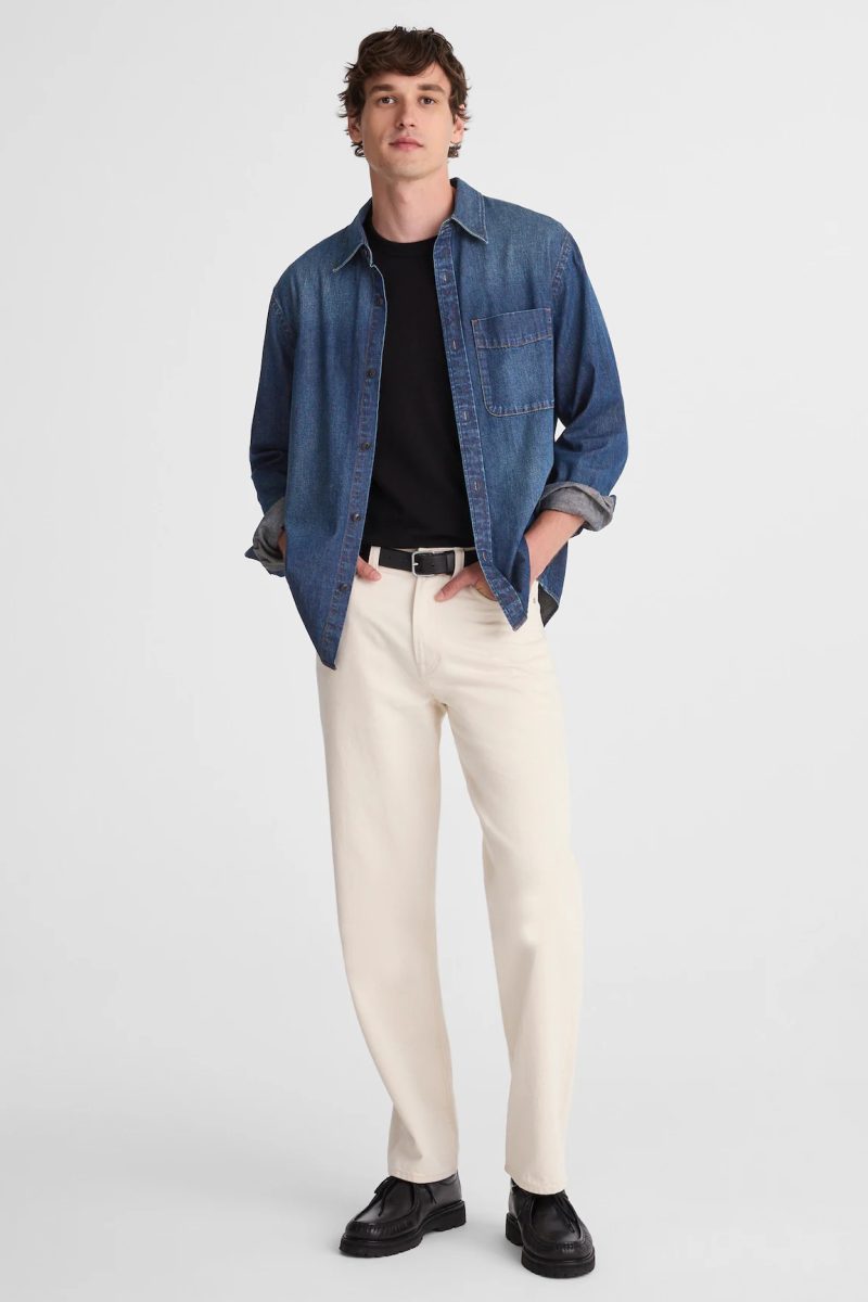 How to wear a denim shirt for men