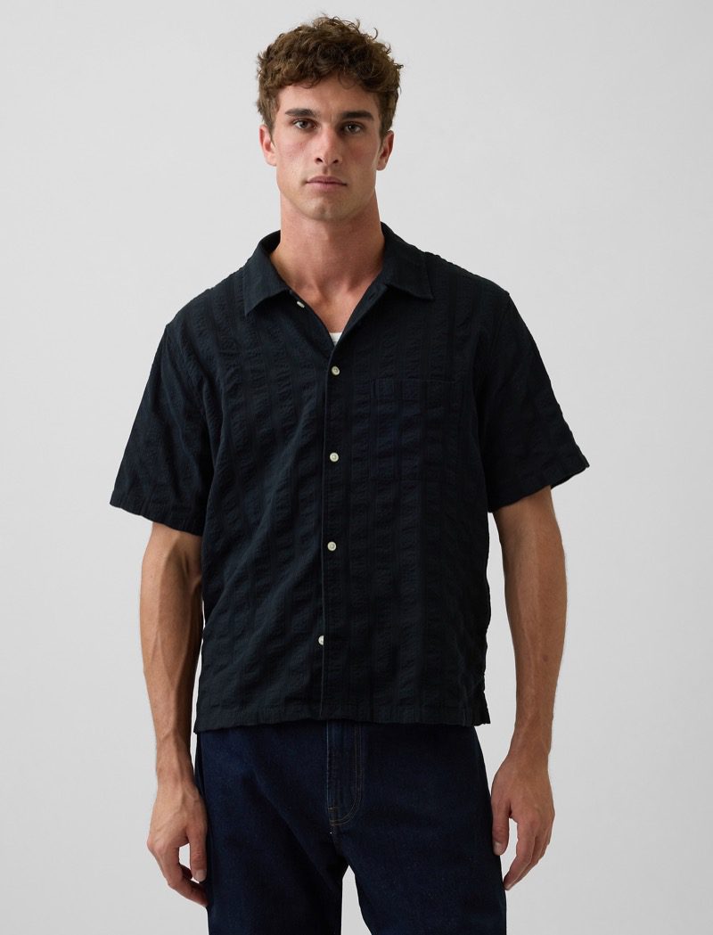 Short-sleeve shirt Gap black