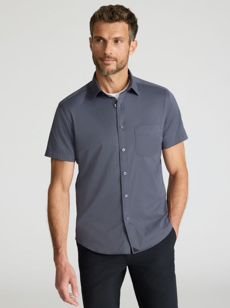 Short-sleeve shirt untucked from UNTUCKit brand