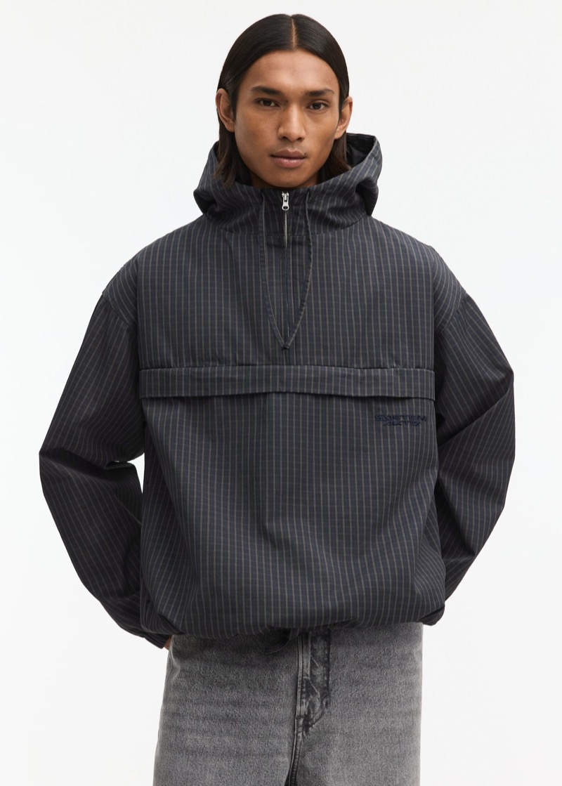 Check anorak from H&M