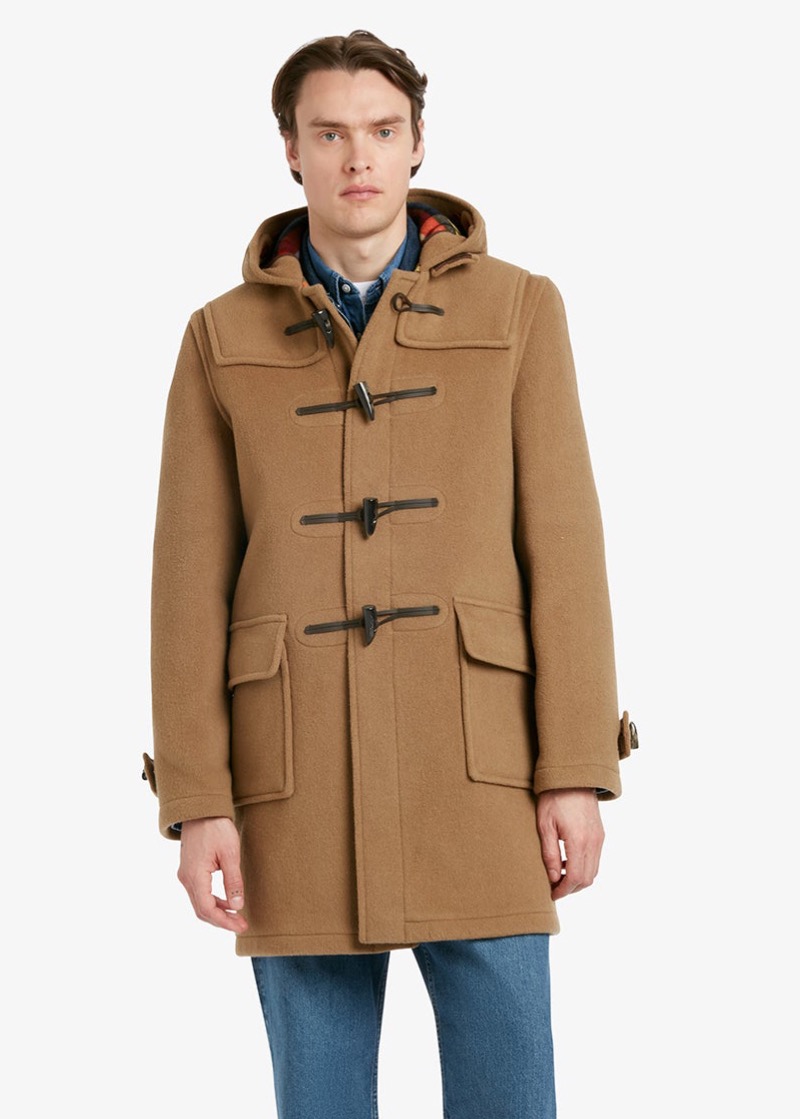 brown duffle coat from Gloverall