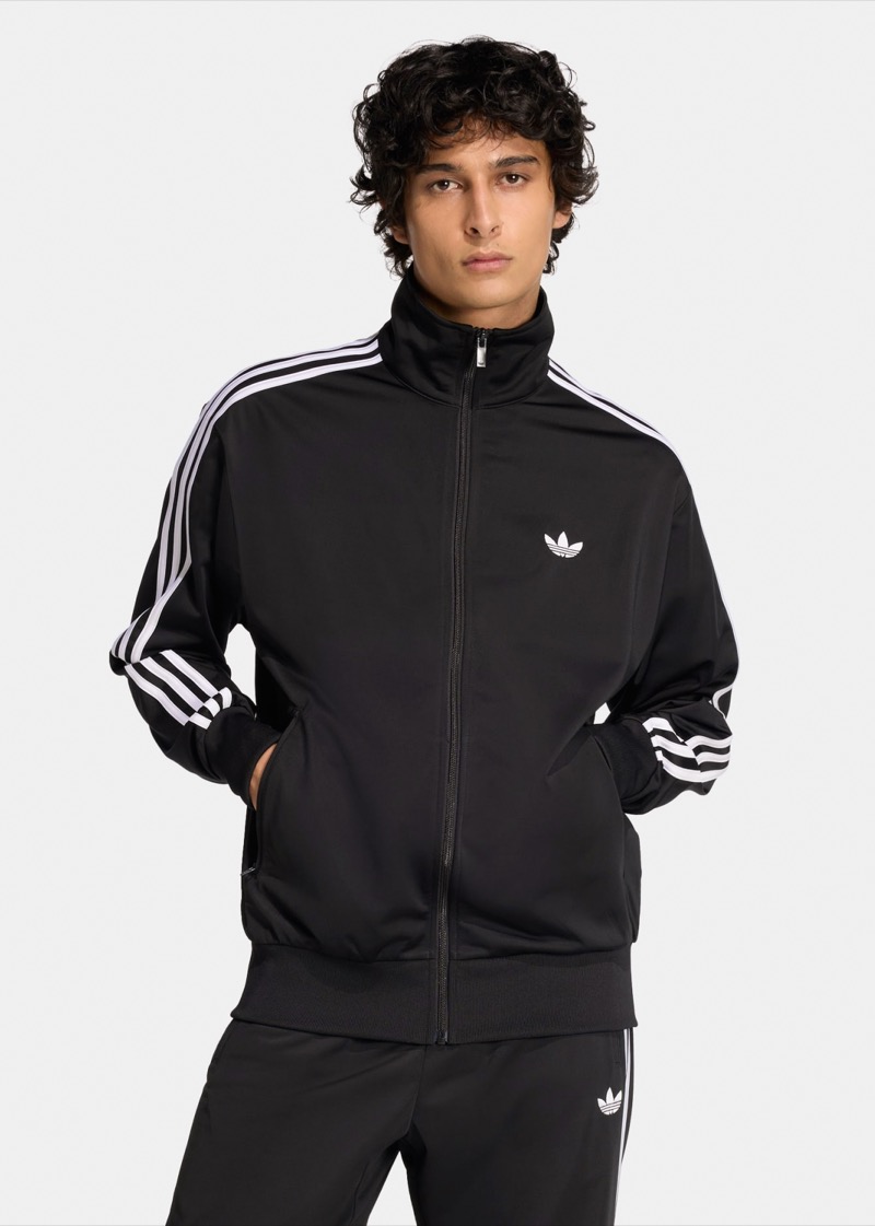 Black track jacket from Adidas